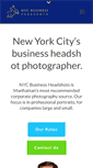 Mobile Screenshot of nycbusinessheadshots.com